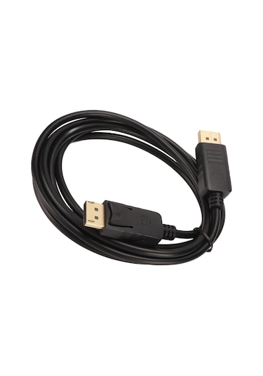 Springsun 1.8m Dp-dp Kablosu, 4k 30hz Ultra Hd, 24k Altın Kaplama, 5 Katlı Koruma, Esnek Dayanıklı Pu Kablo, Bilgisayar-monitör-projeksiyon Uyumlu