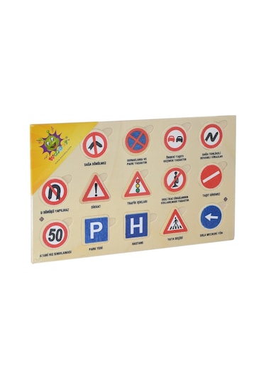 Woodoy 104 Yapboz Trafik Levhaları