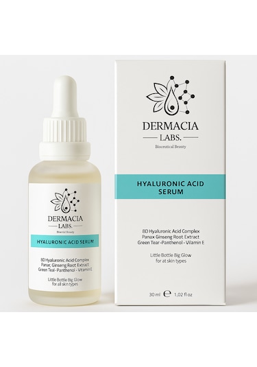 Dermacia Labs Yoğun Nemlendirici Onarıcı ve Yenileyici Hyaluronik Asit Serum 30 ML