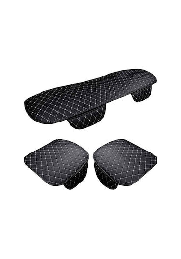 Nissan Pathfinder 2005-2010 Beyaz Nakış Minder+Kemer Kılıfı (511055262)