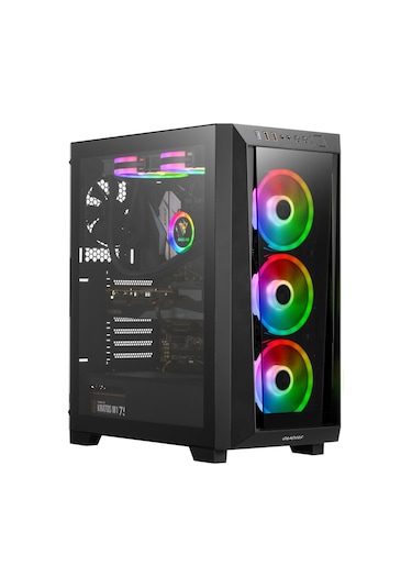 Gamdias Talos M1 Elite 750W 80+ Bronze ARGB Tempered Glass Gaming Kasa
