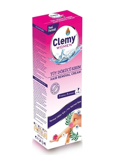 Clemy Women Normal Ciltler için Tüy Dökücü Krem 100 ML