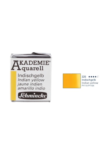 Schmincke Akademie Aquarell Suluboya 1/2 Tablet İndian Yellow