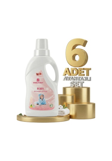 Worldchem Bebek Detarjanı Sıvı 6x1 Lt