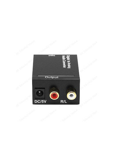 Dijital To Analog Optic Ses Dönüştürücü Adaptör