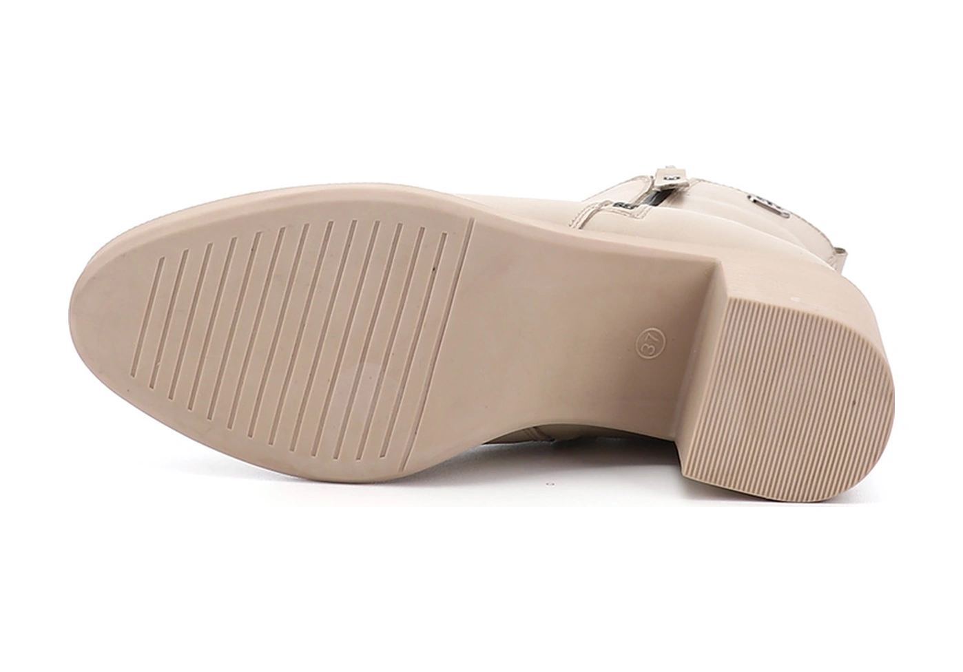 Gönderi R Kadın Bej Fermuarlı Kalın Topuklu Hakiki Deri Bot Gkzb13453427 Bej