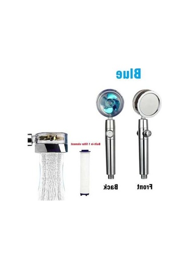 Maoyaya 360 Derece Dönen Turbo Fan Duş Başlığı Yüksek Basınçlı Çok Renkli Çok Renkli