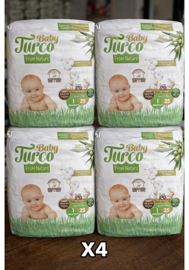 Baby Turco 1 Numara 25 Adet 4 Adet