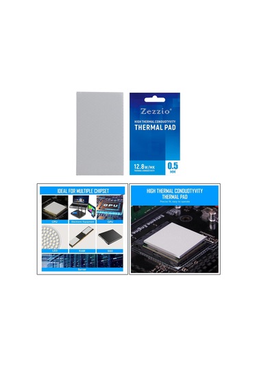 Suntek Silikon Termal Ped 12.8 W/mk Isı Direnci Pc Dizüstü