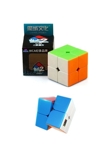 2x2 Moyu Speed Zeka Küpü Akıl Küpü Rübik Küp