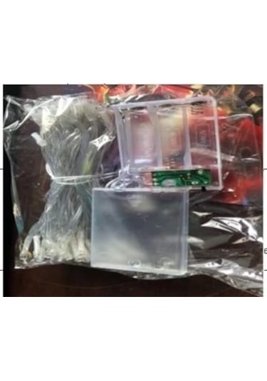 5m 30 Led Gün Işığı 2 Kademeli Şeffaf Kablo Çok Renkli