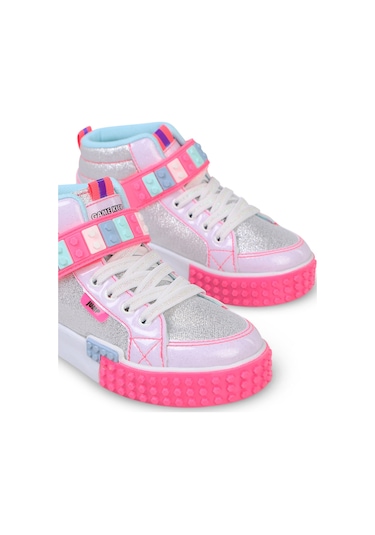 Jump Kız Çocuk Spor Ayakkabı 31-35 Numara Gümüş GÜMÜŞ