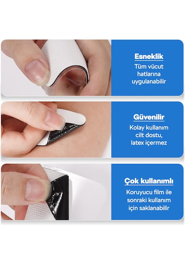 10 Paket - 40 Adet Tens Elektrod Pedi Kumaş Yüzey