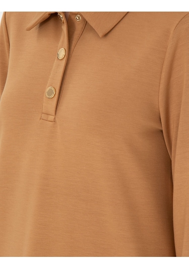 Pierre Cardin Kadın Camel Elbise Örme 50308163-vr015 Camel