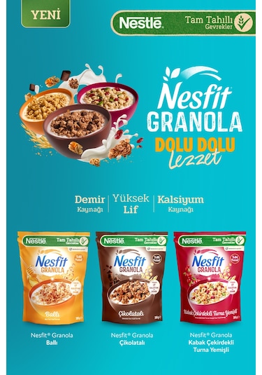 Nesfit Granola 300 Gr 3 Lü Karma Paket