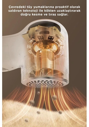 Torima Dijital Ekranlı M118 Exstra Bıçaklı Şarjlı Tüy Temizleme Ve Tiftik Temizleme Makinesi