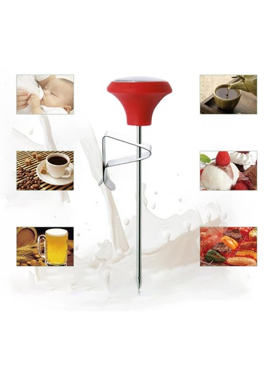 Homyl Yemek Termometresi Pişirme Için Anında Okunan Prob Siyah