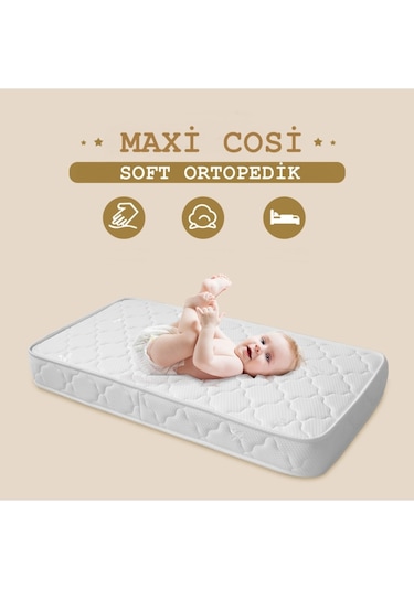 Maxi-Cosi Soft Ortopedik Yaylı Bebek Yatağı 70 x 140 CM