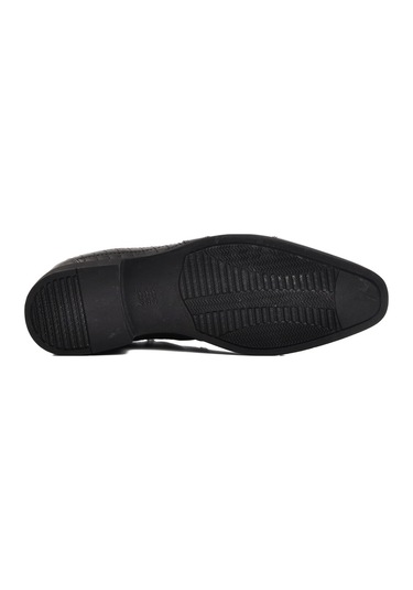 Siyah Hakiki Deri Erkek Bot 02356 M Siyah