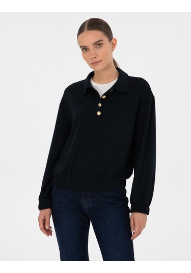 Pierre Cardin Kadın Lacivert Sweatshirt 50309070-vr033 Lacivert