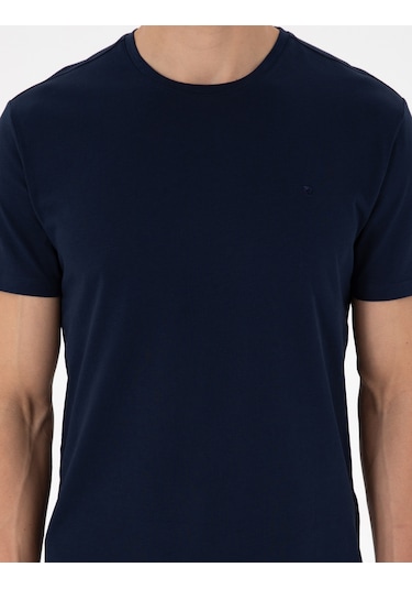Pierre Cardin Erkek Lacivert Tişört Basic 50306980-vr033 Lacivert