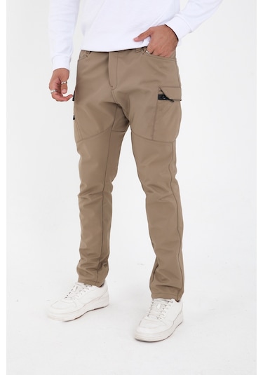 Camp Scoutland Camp592 Outdoor Softshell Su ve Rüzgara Dayanıklı içi Polarlı Kışlık Erkek Bej Taktik Pantolon Bej Camp Scoutland Camp592 Outdoor Softshell Su ve Rüzgara Dayanıklı içi Polarlı Kışlık Erkek Bej Taktik Pantolon Bej