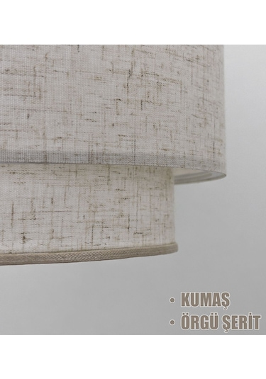 Dora Kumaş Avize Krem
