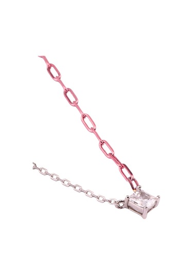 Masaliko Minio Prenses İthal Gümüş Kolye Ms3276, 925 Ayar Kadın Gümüş Kolye, İthal Ürün Altın