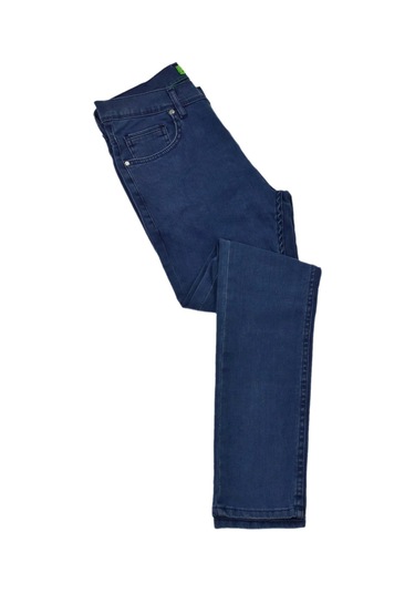 Erkek Silim Fit Jeans Pantolon 1502 Bgl-st04188 Koyu Mavi