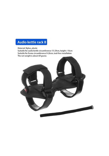 Bisiklet Velcro Montaj Askıları Yol Bisikleti Sürüş Donanımları Su Şişesi Tutucu Su Bardağı Tutucu Etiket Ses Tutucu Siyah Siyah