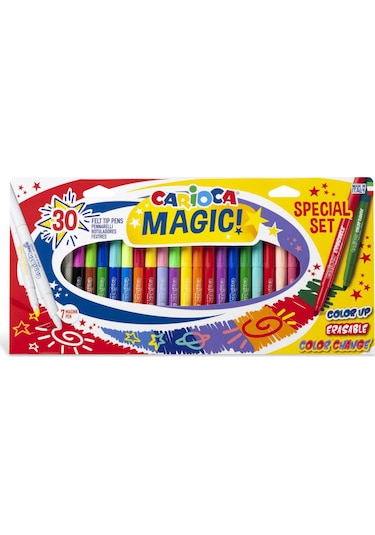 Carioca Sihirli Keçeli Boya Kalemi 30 Renk 43183
