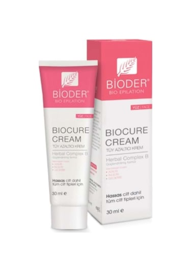 Bioder Tüy Azaltıcı Yüz Kremi 30 ML
