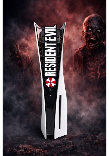 Ps5 Resident Evil Ön Panel Dekor Ps5 Slim / Ps5 Fat / Ps5 Pro Uyumlu Ön Panel Süs Aksesuarı