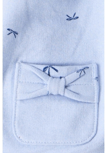 Kız Bebek Yelekli Set Ctr-1t268310 Mavi