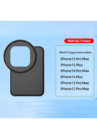Maiyame 6.7 İnç iPhone Uyumlu 12-15 Pro Max/plus İçin Magsafe Manyetik Filtre Tutucu + 67mm 1/2 Siyah Yumuşak Filtre - Profesyonel Fotoğraf Çekimi