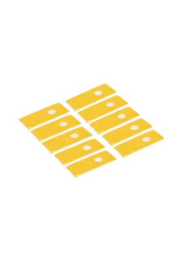 Shineyee 3d Yazıcı Isıtıcı Blok Isı Yalıtım Kiti - Sarı Seramik Fiber Pamuk 50x20x2mm 10 Adet - 300 C'ye Dayanıklı - Cr-10/ender-3 Uyumlu