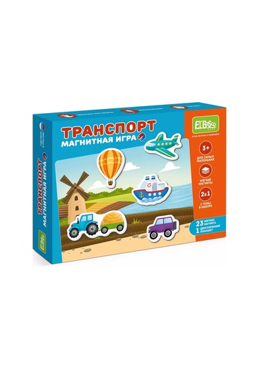El Bascokids Böğürtlen Manyetik Buzdolabı Oyuncakları + Tahta Ulaşım 176158234
