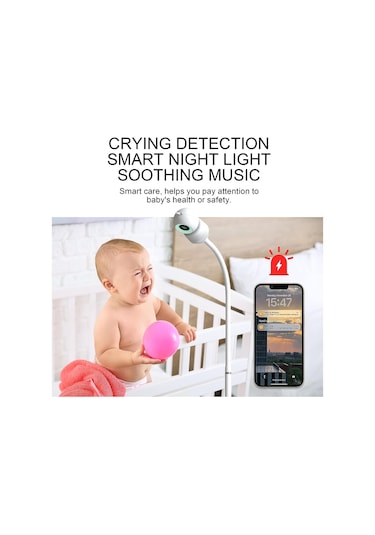 Cheego 3mp Hd Akıllı Kameralı Ve Sesli Bebek Monitörü