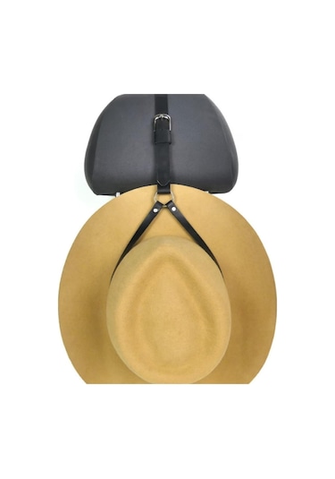 Suntek Kovboy Şapkası Asılı Kemer Erkekler Kadınlar Siyah