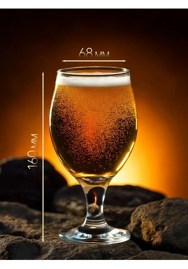 Pasabahce Bira İçin 400 Ml Cam Kadeh Seti Hediy 345789483 Beyaz