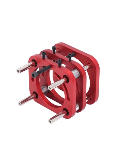 Tenfowee Alüminyum Router Masa Tabanı - 51mm Manuel Yükseklik Ayarı - 4 Pençe Sabitleme - Ahşap İşleme Uyumlu