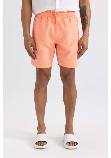 DeFacto File Astarlı Kısa Boy Deniz Şortu N0132AZ24HSOG99