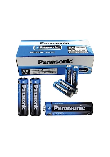 Panasonıc Manganez Aa Kalem Pil 60lı Paket Fiat R6be/4ps 4533