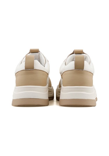 Lufian Jennifer Kadın Günlük Ayakkabı 122230050-100550 Krem Krem