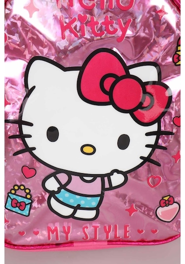 Lisanslı Hello Kıtty " Pınk Love " Okul Çantası