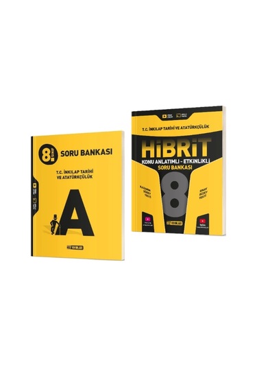 Hız Yayınları 8. Sınıf İnkılap Tarihi Ve Atatürkçülük Soru Bankası + Hibrit Soru Bankası Konu Anlat