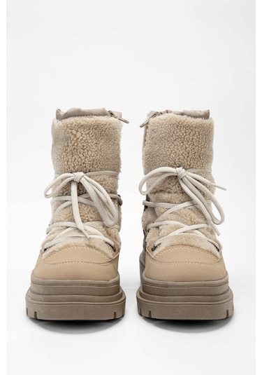 Effetre Kadın Kumaş Bej Kar Botu 516 8715 Bn Bot Sk23/24 Beıge Bej