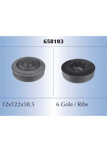 VITESSE 102 Krank Kasnağı CLIO Kangoo Megane Scenic Modus Fluence / Micra 1.5 DCI