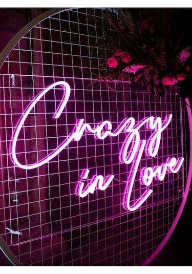 Crazy In Neon Led Işık Gece Lambası Renkli