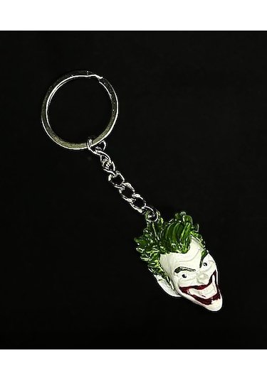 Dükkan Design 3 D Joker Anahtarlık Beyaz - Kırmızı